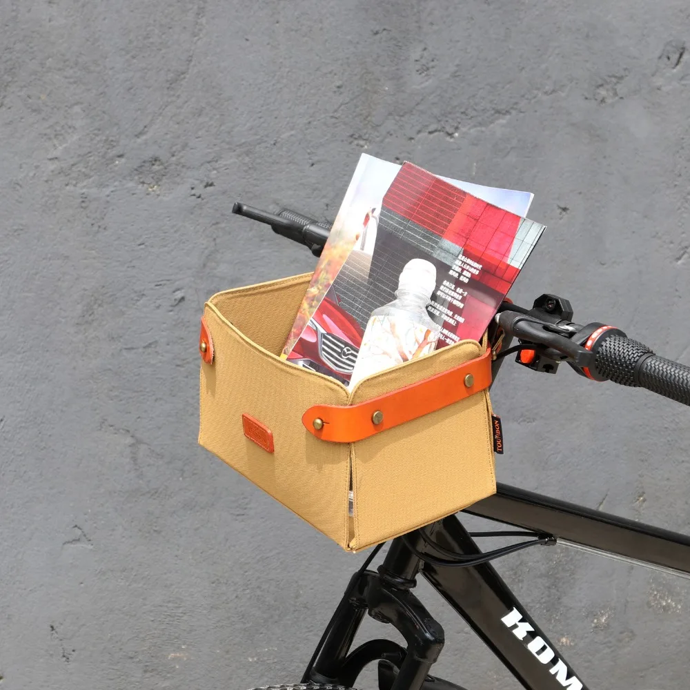 Tourbon Outdoor Vintage Bicycle Basket Bag Bike Book Phone Key Pouch Case Wax Khaki Canvas Water Repellent Cycling Accessories
Tourbon Outdoor Vintage Bicycle Basket Bag Bike Book Phone Key Pouch Case Wax Khaki Canvas Water Repellent Cycling Accessories