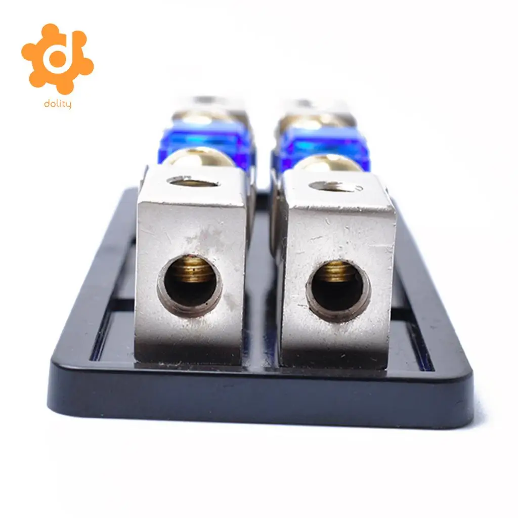 2 Way 8GA In to Out Mini ANL предохранитель распределительный блок с 60A предохранители ANL|fuse
