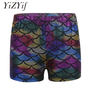 Girls Dance Shorts Sparkle Gymnastic Leotard Shiny Mermaid Scales Printed Dance Shorts Bottoms Activewear Sports Workout for Kid
Girls Dance Shorts Sparkle Gymnastic Leotard Shiny Mermaid Scales Printed Dance Shorts Bottoms Activewear Sports Workout for Kid