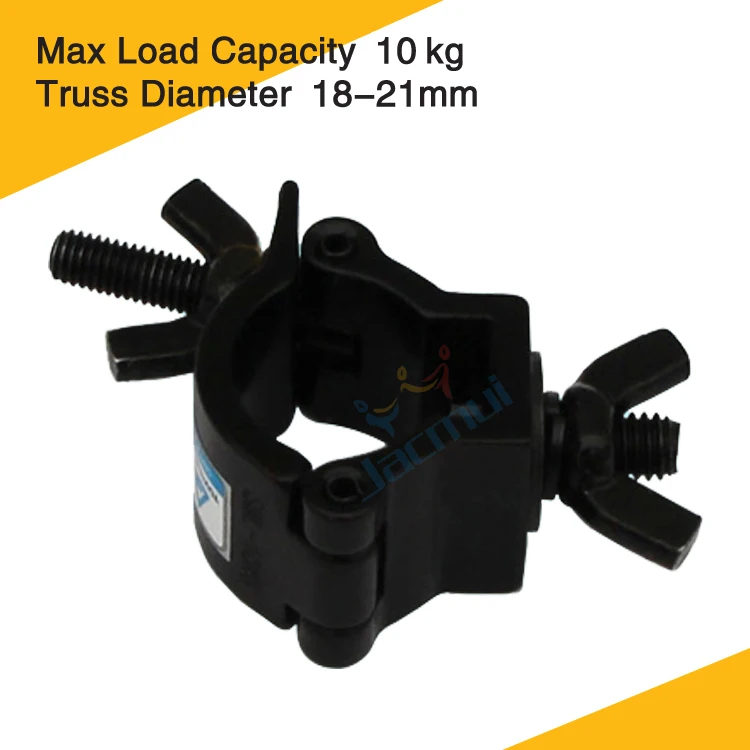 18-21mm SWL10kg Mini Aluminum Quick Release Hook Stage Lights Truss Clamp For Mounting Light
18-21mm SWL10kg Mini Aluminum Quick Release Hook Stage Lights Truss Clamp For Mounting Light
