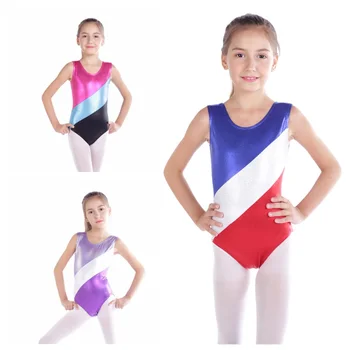 Kids Grils Gymnastics clothes sleeveless radium color matching body suit New children ballet gymnastics dance practice clothes
Kids Grils Gymnastics clothes sleeveless radium color matching body suit New children ballet gymnastics dance practice clothes