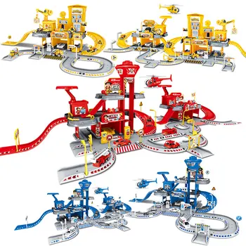 3D City Police Station Railway Alloy Car Play Engineering Fire Truck Track Car DIY Model Building Kits Assembly kids toys
3D City Police Station Railway Alloy Car Play Engineering Fire Truck Track Car DIY Model Building Kits Assembly kids toys