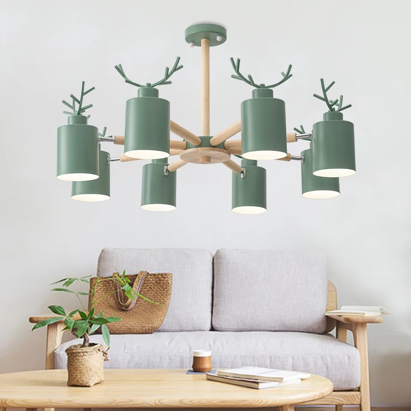 Nordic style chandelier for livingroom bedroom E27 Creative macaron iron Antler lights indoor luminaria lustre QIANXIA5056
Nordic style chandelier for livingroom bedroom E27 Creative macaron iron Antler lights indoor luminaria lustre QIANXIA5056