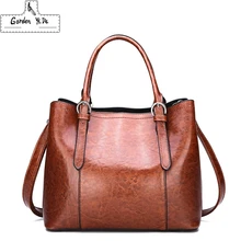 De alta calidad de cuero de la PU de las mujeres de gran bolsos de hombro bolso de moda cremallera de bolsa Bolsas Femininas de la tela(China)