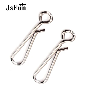 100pcs Stainless Fishing Connector Fishing Line Wire Snap Swivel Quick Hanging Tackle Fishing Accessories Tool PJ129
100pcs Stainless Fishing Connector Fishing Line Wire Snap Swivel Quick Hanging Tackle Fishing Accessories Tool PJ129