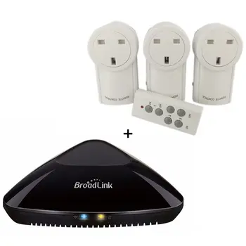 Universal Long range socket RF uk plug 433.92mhz learning code outlet plug wireless remote control compatible Broadlink rm pro+
Universal Long range socket RF uk plug 433.92mhz learning code outlet plug wireless remote control compatible Broadlink rm pro+