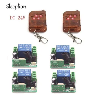 Sleeplion Wireless Remote Control Switches 433mhz/315MHz DC 24V Module + 4-button RF Controls Light Door Motor ON/OFF Board
Sleeplion Wireless Remote Control Switches 433mhz/315MHz DC 24V Module + 4-button RF Controls Light Door Motor ON/OFF Board