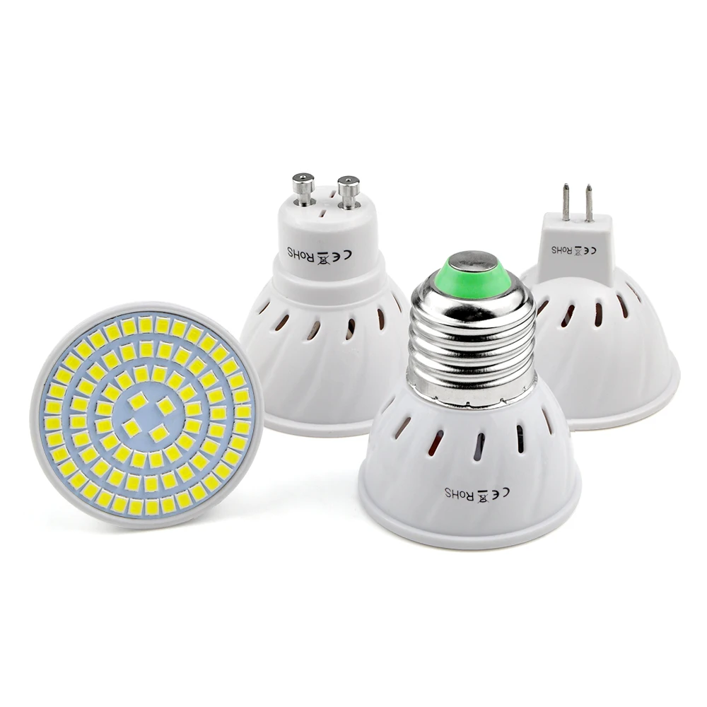 220V SMD 2835 E27 GU10 MR16 48 60 80LEDs Led Spotlight Bulbs Led Lamp Bulb Light Lampara spot lighting For Home Lamps
220V SMD 2835 E27 GU10 MR16 48 60 80LEDs Led Spotlight Bulbs Led Lamp Bulb Light Lampara spot lighting For Home Lamps