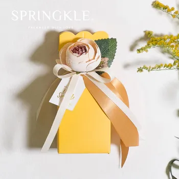 20pcs Wedding candy box creative original European lawn wedding yellow gift box free shipping
20pcs Wedding candy box creative original European lawn wedding yellow gift box free shipping