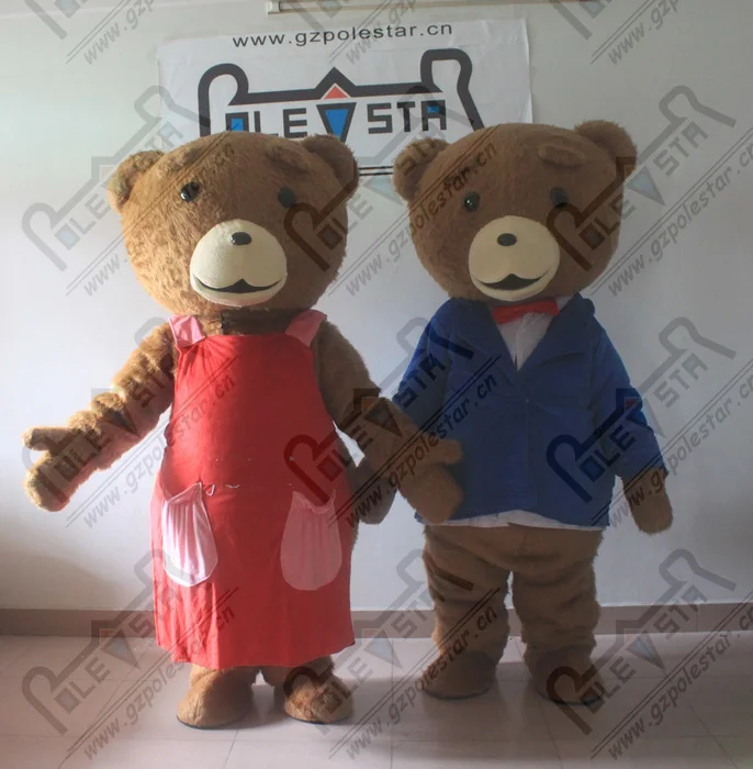 family Ted mascot costumes cartoon brown teddy bear mascot costumes long brown fur bear costumes
family Ted mascot costumes cartoon brown teddy bear mascot costumes long brown fur bear costumes