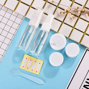 7pcs/set Makeup Spray Bottles Portable Perfume Shampoo Cream Lotion Container Travel Cosmetic Bottle Set with PP Box
7pcs/set Makeup Spray Bottles Portable Perfume Shampoo Cream Lotion Container Travel Cosmetic Bottle Set with PP Box
