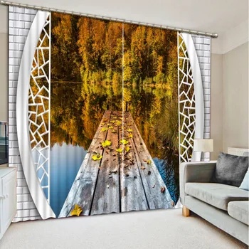 Beautiful Photo Modern 3D Curtain Muqiao Lake Woods Bed Room Living Room Office Hotel Cortinas 3D Curtain Blackout
Beautiful Photo Modern 3D Curtain Muqiao Lake Woods Bed Room Living Room Office Hotel Cortinas 3D Curtain Blackout