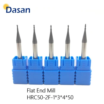 5pcs End Mills 1mm HRC50 2F D1x50 Carbide End Mill Sprial Straight Shank Milling Cutter Milling Tool for Steel
5pcs End Mills 1mm HRC50 2F D1x50 Carbide End Mill Sprial Straight Shank Milling Cutter Milling Tool for Steel