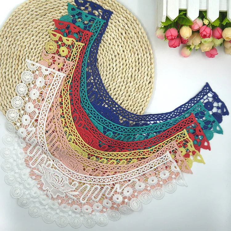 DIY 5 pcs Water soluble silk polyester embroidery Venice flowers collar neck lace applique 6 colors sew on SD12
DIY 5 pcs Water soluble silk polyester embroidery Venice flowers collar neck lace applique 6 colors sew on SD12