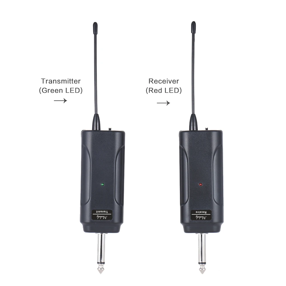 Portable Wireless Audio Transmitter Receiver System for Electric Guitar Bass Electric Violin Musical Instrument
Portable Wireless Audio Transmitter Receiver System for Electric Guitar Bass Electric Violin Musical Instrument