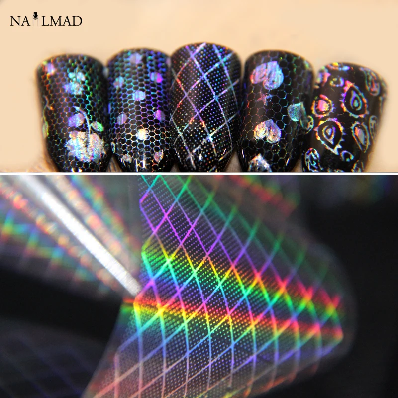 1 roll 4*100cm NailMAD Rainbow Holographic Nail Foils Laser Paisley Nail Art Transfer Foil Starry Sky Transfer Sticker Paper
1 roll 4*100cm NailMAD Rainbow Holographic Nail Foils Laser Paisley Nail Art Transfer Foil Starry Sky Transfer Sticker Paper