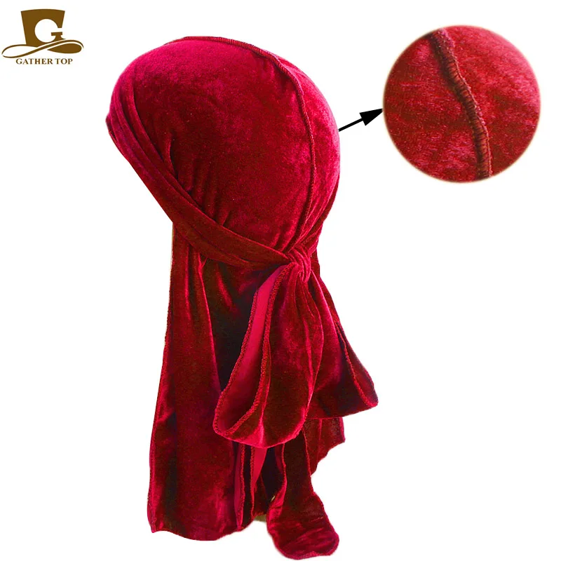 New fashion Men's Velvet Durags Bandana Turban Hat Wigs Doo Men Durag Biker Headwear Headband Pirate Hat Du-RAG Hair Accessories
New fashion Men's Velvet Durags Bandana Turban Hat Wigs Doo Men Durag Biker Headwear Headband Pirate Hat Du-RAG Hair Accessories