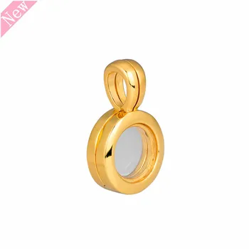 18K Shine Gold Floating Locket Pendant Charm Beads DIY Fit PANDORA Charms for Women Jewelry Making by Adding Petite inside SH021
18K Shine Gold Floating Locket Pendant Charm Beads DIY Fit PANDORA Charms for Women Jewelry Making by Adding Petite inside SH021