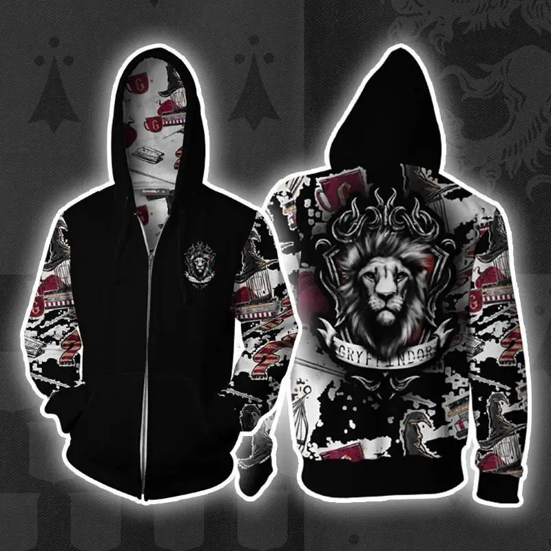 3D Print Gryffindor Slytherin Costume Sweatshirts Hoodie Men Women Top Coat Cosplay Costume Plus Size S-5XL
3D Print Gryffindor Slytherin Costume Sweatshirts Hoodie Men Women Top Coat Cosplay Costume Plus Size S-5XL