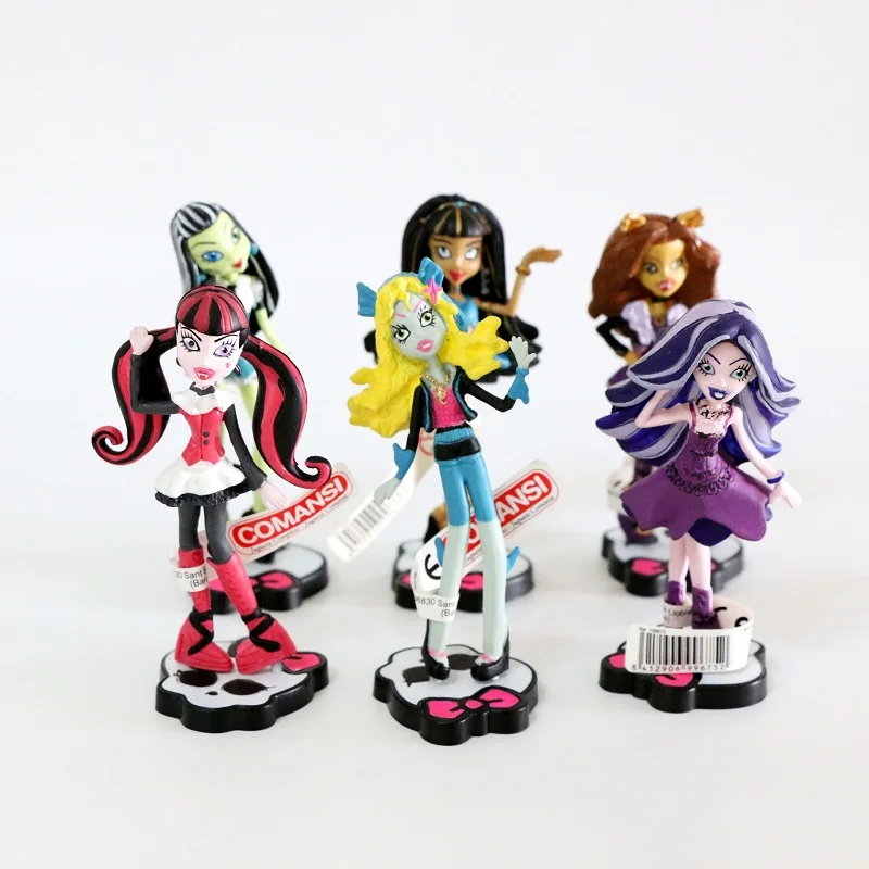6pcs/set Lol Dolls Educational Model 11cm Monster High Doll LOL Toys PVC Girl Gift Monster High
6pcs/set Lol Dolls Educational Model 11cm Monster High Doll LOL Toys PVC Girl Gift Monster High