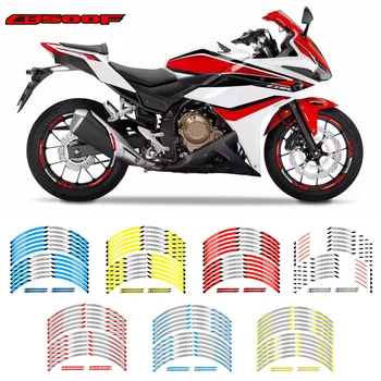 New 12 Pcs motorcycle wheel decals stickers rim stripe front rear wheels For Honda CB500F
New 12 Pcs motorcycle wheel decals stickers rim stripe front rear wheels For Honda CB500F
