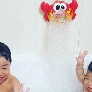 Funny Swimming Bathtub Soap Machine Toys Baby Bath Toy Crab Bubble Machine Bathroom Bubble Maker Kids Baby Toy Christmas Gift
Funny Swimming Bathtub Soap Machine Toys Baby Bath Toy Crab Bubble Machine Bathroom Bubble Maker Kids Baby Toy Christmas Gift