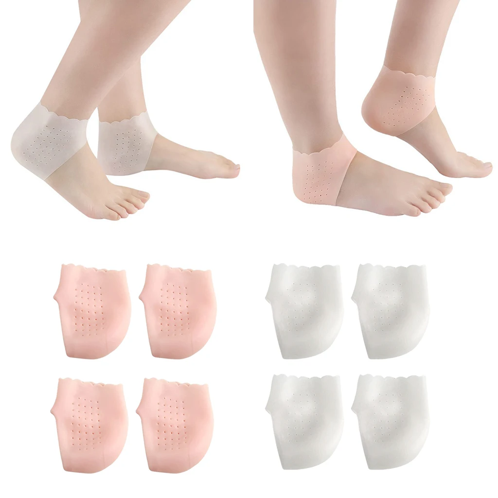 4Pairs Adults Moisturizing Heel Socks Toeless Spa Socks to Heal and Treat Dry 4Pairs Adults Moisturizing Heel Socks Toeless Spa Socks to Heal and Treat Dry