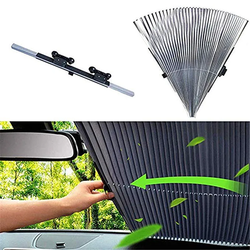 Kayme Car Sunshade Retractable Foldable Windshield Sun Visor Auto Window Sun Shade Block Anti-UV Summer Front Window Visorcover
Kayme Car Sunshade Retractable Foldable Windshield Sun Visor Auto Window Sun Shade Block Anti-UV Summer Front Window Visorcover