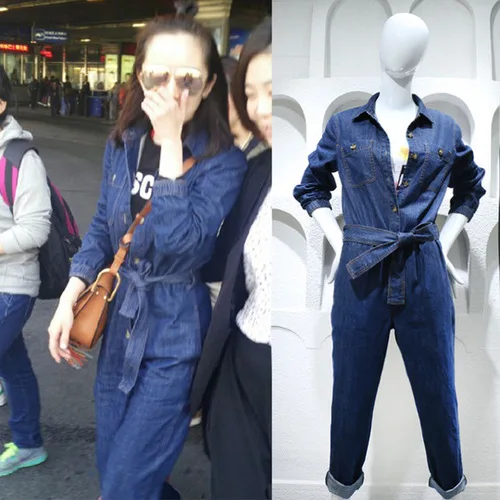 New 2019 Spring New arrival Women Casual Designer Long sleeves Denim Jumpsuits with belt Female Rompers Streetwear Overalls
New 2019 Spring New arrival Women Casual Designer Long sleeves Denim Jumpsuits with belt Female Rompers Streetwear Overalls