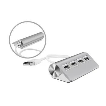 Premium 4 Port Aluminum USB Hub with 11 inch Shielded Cable for iMac MacBooks PCs and Laptops
Premium 4 Port Aluminum USB Hub with 11 inch Shielded Cable for iMac MacBooks PCs and Laptops