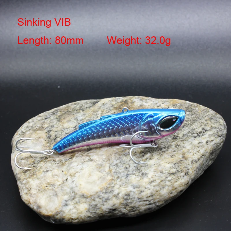AOCLU wobblers Super Quality 4 Colors 8cm 32.0g Hard Bait Minnow Crank VIB Fishing lures Bass Fresh Salt water 4# VMC hooks
AOCLU wobblers Super Quality 4 Colors 8cm 32.0g Hard Bait Minnow Crank VIB Fishing lures Bass Fresh Salt water 4# VMC hooks