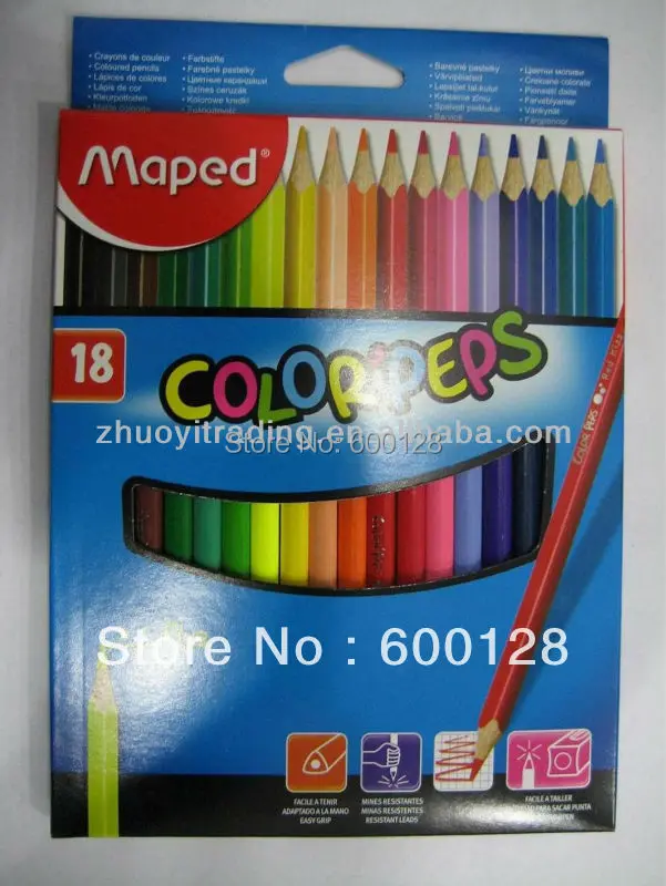 maped 183218 Color pencil Triangle pencil Painting pencil 18 color pencil Wholesale and retail
maped 183218 Color pencil Triangle pencil Painting pencil 18 color pencil Wholesale and retail