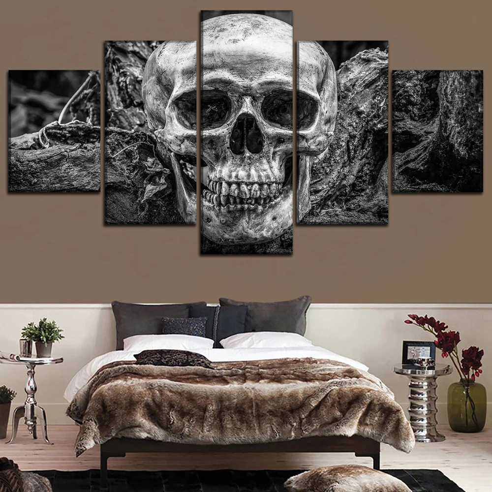 Modern Canvas Print Painting Wall Art Decor Modular Framework Poster 5 Panel Abstract Skull Pictures Home Decoration Bedroom
Modern Canvas Print Painting Wall Art Decor Modular Framework Poster 5 Panel Abstract Skull Pictures Home Decoration Bedroom