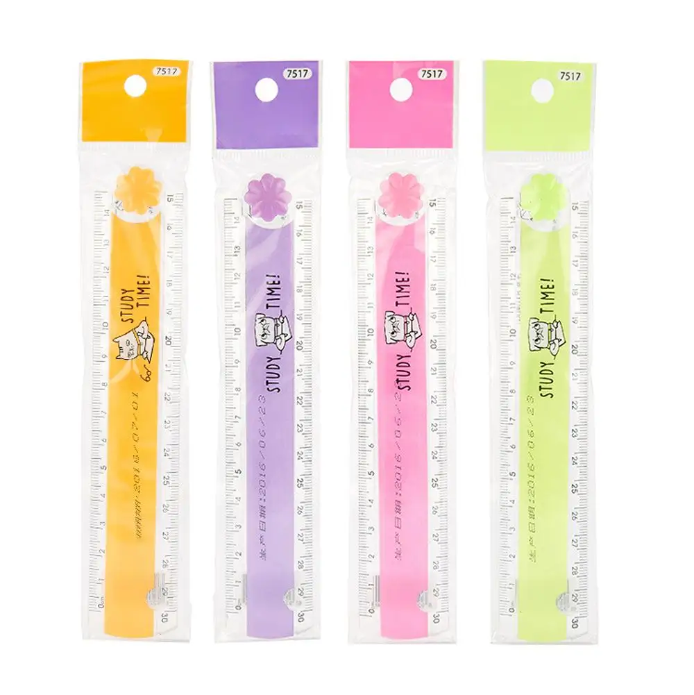 30CM Color Folding Ruler Color Cute Student Ruler Random Cartoon Plastic Drawing School Stationery Students Kids Gifts
30CM Color Folding Ruler Color Cute Student Ruler Random Cartoon Plastic Drawing School Stationery Students Kids Gifts