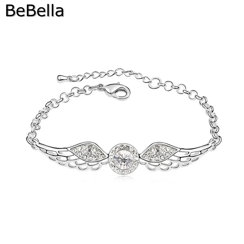 BeBella flying wing charm bracelet fashion jewelry for women 2018 with Czech crystals for girls or Valentine's gift
BeBella flying wing charm bracelet fashion jewelry for women 2018 with Czech crystals for girls or Valentine's gift