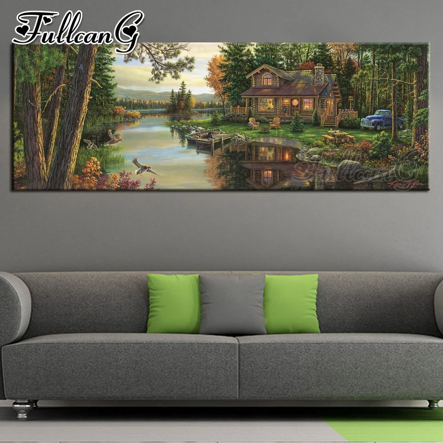 FULLCANG full square/round drill diy 5d diamond painting forest house large embroidery mosaic fantasy home scenery kit FC1181
FULLCANG full square/round drill diy 5d diamond painting forest house large embroidery mosaic fantasy home scenery kit FC1181