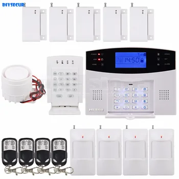 

DIYSECUR Wireless GSM SMS Autodial / TEXT Alarm System Password Keypad Arm / Disarm / Emergency