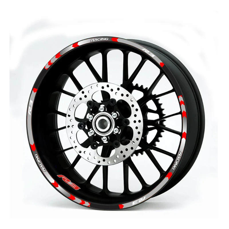 New high quality 12 Pcs Fit Motorcycle Wheel Sticker stripe Reflective Rim For YAMAHA YZF R3 YZFR3
New high quality 12 Pcs Fit Motorcycle Wheel Sticker stripe Reflective Rim For YAMAHA YZF R3 YZFR3