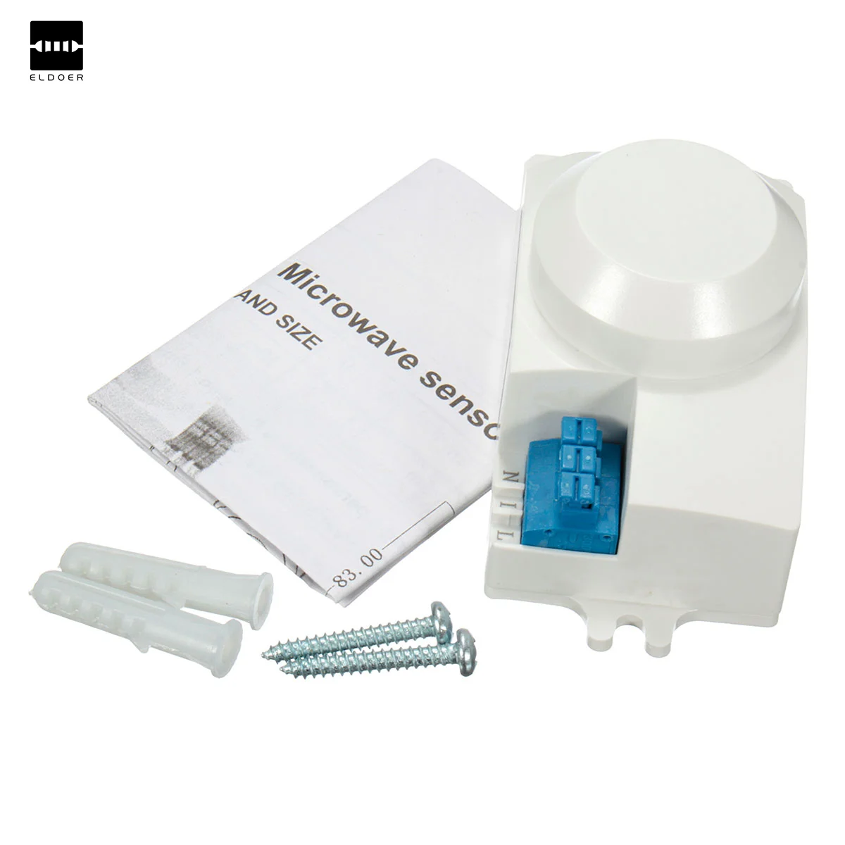 High Frequency AC 220V-240V 5.8GHz Microwave Radar Sensor Body Motion HF Detector Light Switch Sensors 85x38x40mm
High Frequency AC 220V-240V 5.8GHz Microwave Radar Sensor Body Motion HF Detector Light Switch Sensors 85x38x40mm
