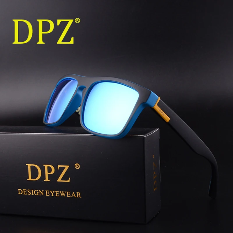 Фото DPZ поляризационные солнцезащитные очки мужские для вождения мужчин Ретро