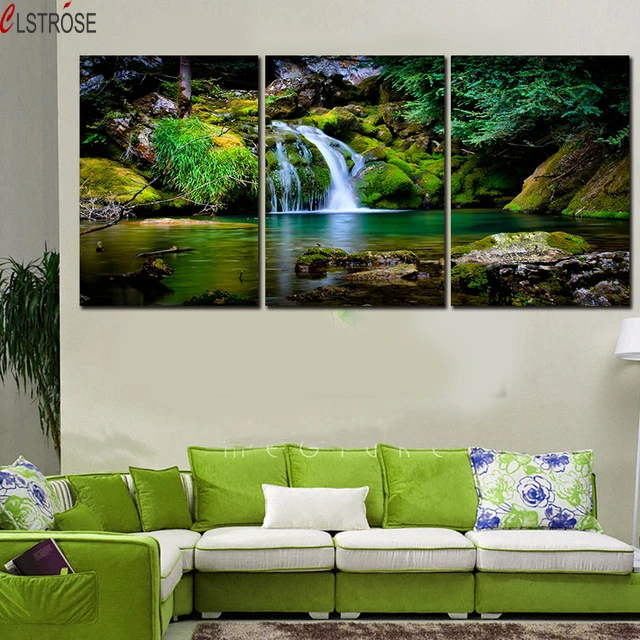 CLSTROSE Limited Spray Painting 3 Panel Hot Forest Falls Painting Kits Decorative Home Decor Art Picture On Canvas
CLSTROSE Limited Spray Painting 3 Panel Hot Forest Falls Painting Kits Decorative Home Decor Art Picture On Canvas