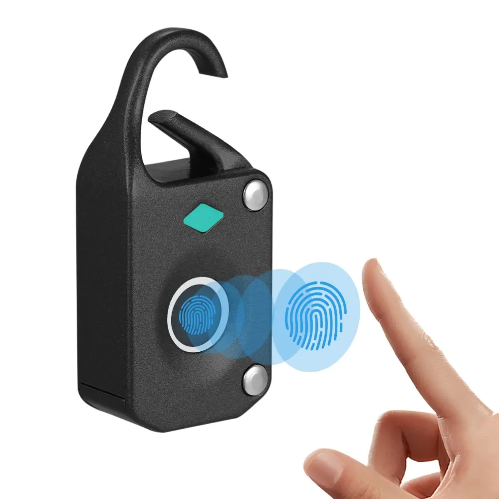Smart Fingerprint Padlock USB Cable Mini Smart Lock 10 Fingerprint Recording Security Padlock Rechargeable Luggage Lock
Smart Fingerprint Padlock USB Cable Mini Smart Lock 10 Fingerprint Recording Security Padlock Rechargeable Luggage Lock