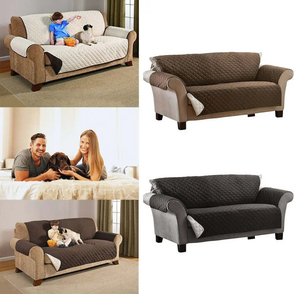 Waterproof Quilted Sofa Couch Cover Chair Pet Dog Kids Mat Furniture Protector Reversible Washable Removable Slipcover Cushion
Waterproof Quilted Sofa Couch Cover Chair Pet Dog Kids Mat Furniture Protector Reversible Washable Removable Slipcover Cushion