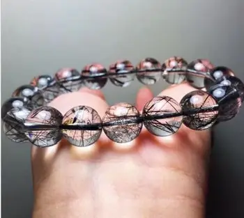 free shipping Natural Black Rutilated Quartz Stretch Crystal Beads Bracelet AAAA
free shipping Natural Black Rutilated Quartz Stretch Crystal Beads Bracelet AAAA