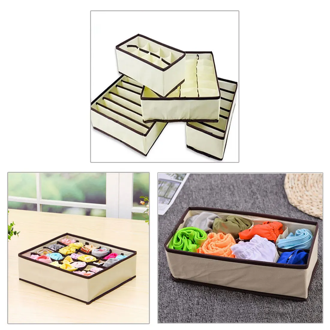 Drawer Closet Organizers Boxes For Underwear Bra Home Storage Non-woven Scarfs Socks Bra Organizer Storage Box
Drawer Closet Organizers Boxes For Underwear Bra Home Storage Non-woven Scarfs Socks Bra Organizer Storage Box