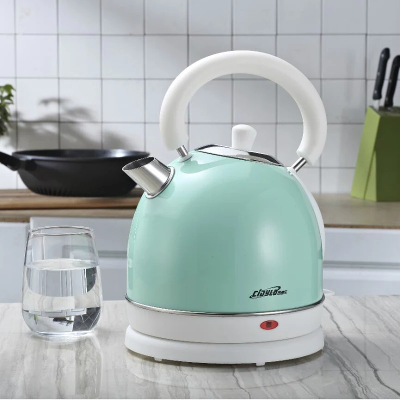 220V 1500W 1.8L 304 stainless steel Electric Kettle 27x19cm Underpan Heating Green/Blue/Red/Sliver
220V 1500W 1.8L 304 stainless steel Electric Kettle 27x19cm Underpan Heating Green/Blue/Red/Sliver