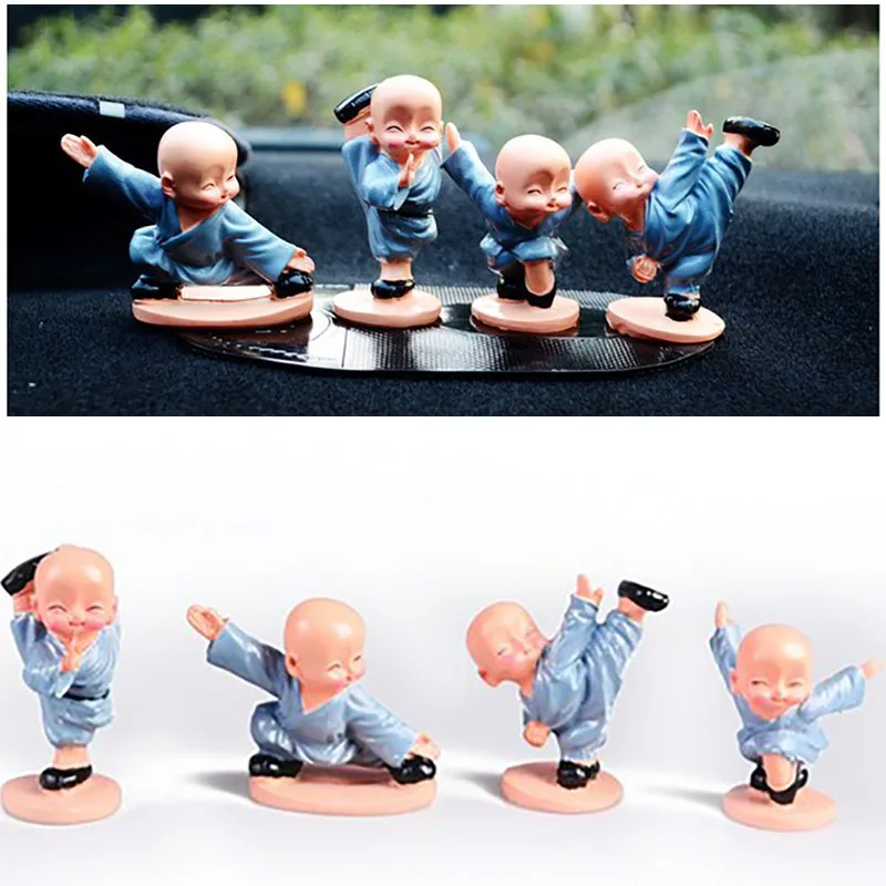 Car Ornaments 4PCS Lovely Car Interior Accessories Doll Chines Kung Fu Small Monk Car Decoration Creative Home Gifts
Car Ornaments 4PCS Lovely Car Interior Accessories Doll Chines Kung Fu Small Monk Car Decoration Creative Home Gifts