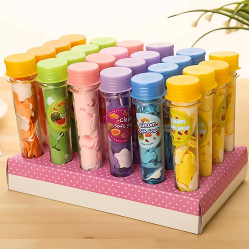 Travel Bottled Tablet Random Colors Petals Scented Child Health Paper Disposable Soap Hand Washing Soap Hot Bath New Travel
Travel Bottled Tablet Random Colors Petals Scented Child Health Paper Disposable Soap Hand Washing Soap Hot Bath New Travel