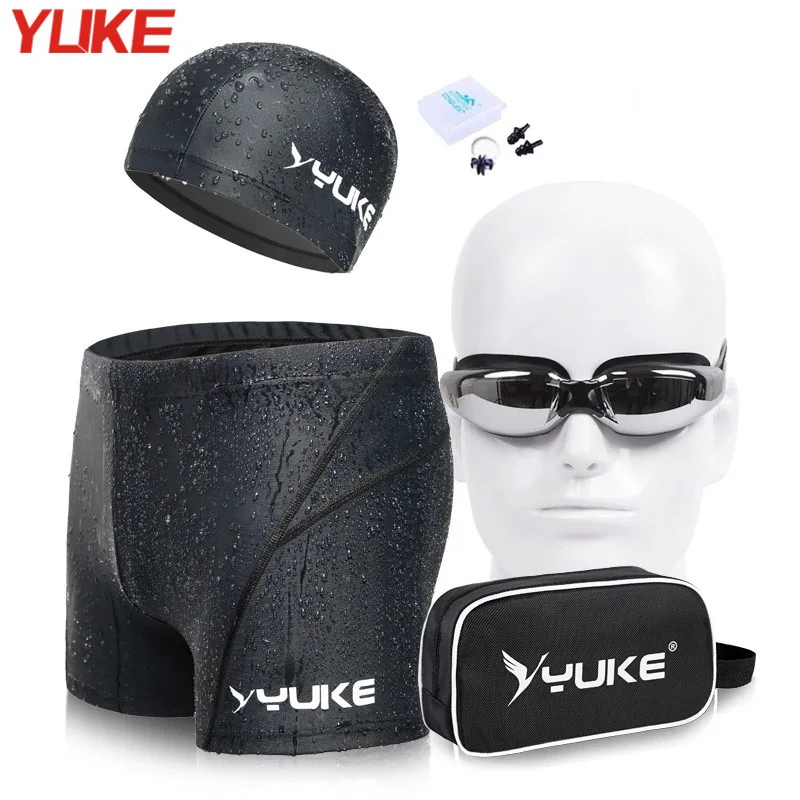 YUKE 2018 Men L-4XL Waterproof PU Ear Protection Swimming Cap Hat With Swim Goggles Swim Pants Trunks Swimming Suit Hot Selling
YUKE 2018 Men L-4XL Waterproof PU Ear Protection Swimming Cap Hat With Swim Goggles Swim Pants Trunks Swimming Suit Hot Selling