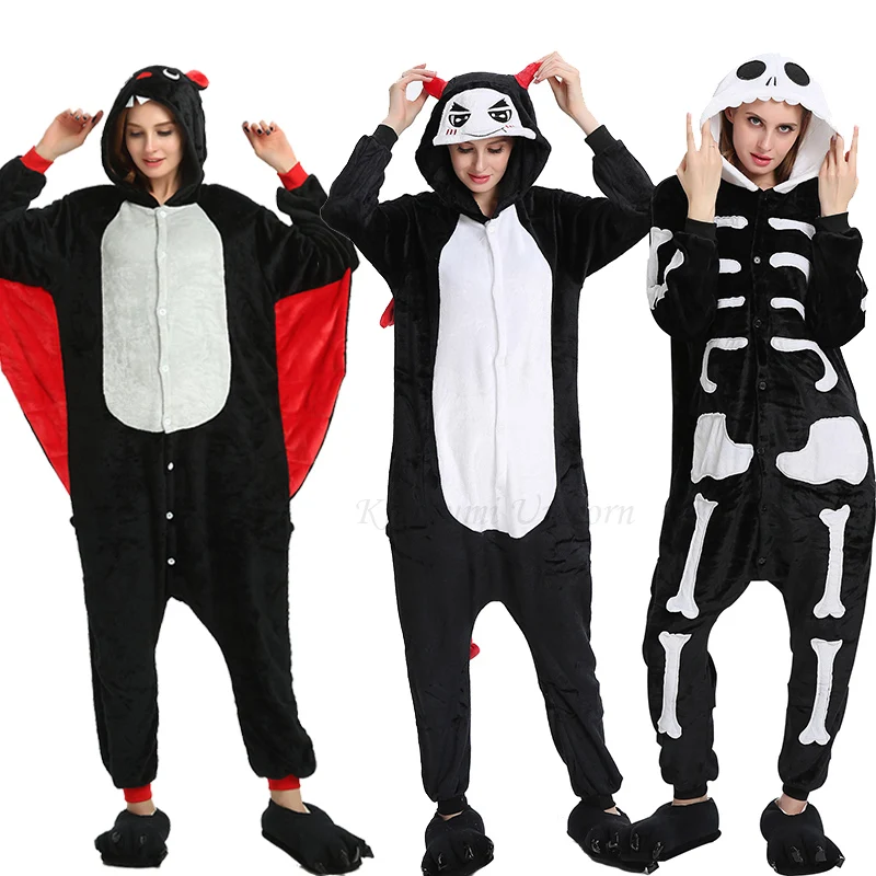 Halloween Kigurumi Unicorn Pajamas Sets Flannel Animal Pajamas Winter unicornio Nightie Skeleton Bat Pyjamas Sleepwear Homewear
Halloween Kigurumi Unicorn Pajamas Sets Flannel Animal Pajamas Winter unicornio Nightie Skeleton Bat Pyjamas Sleepwear Homewear